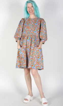 Devil Downhead Dress - Rainbow Tangle