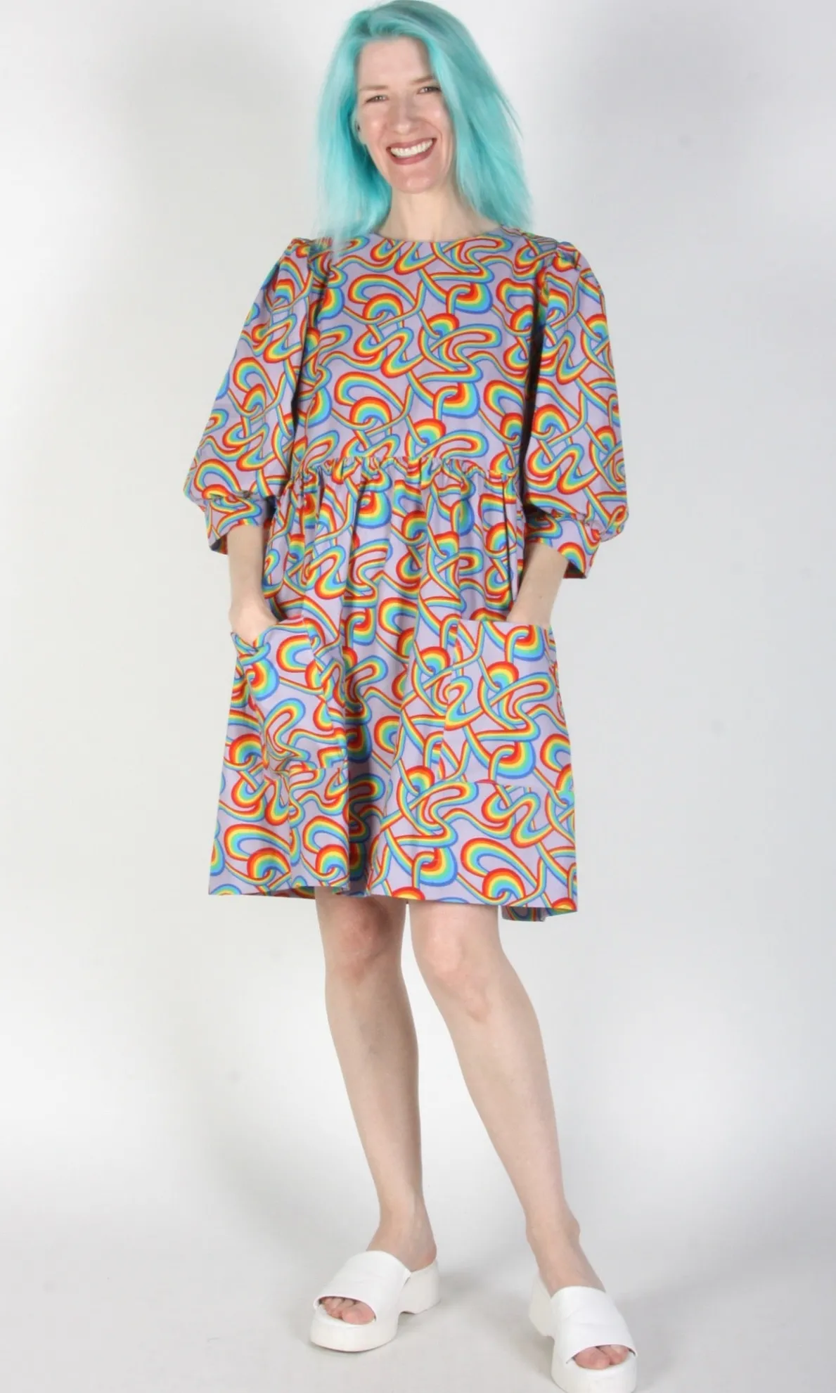 Devil Downhead Dress - Rainbow Tangle