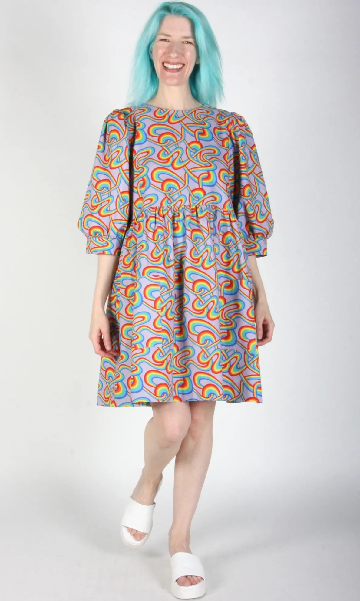 Devil Downhead Dress - Rainbow Tangle