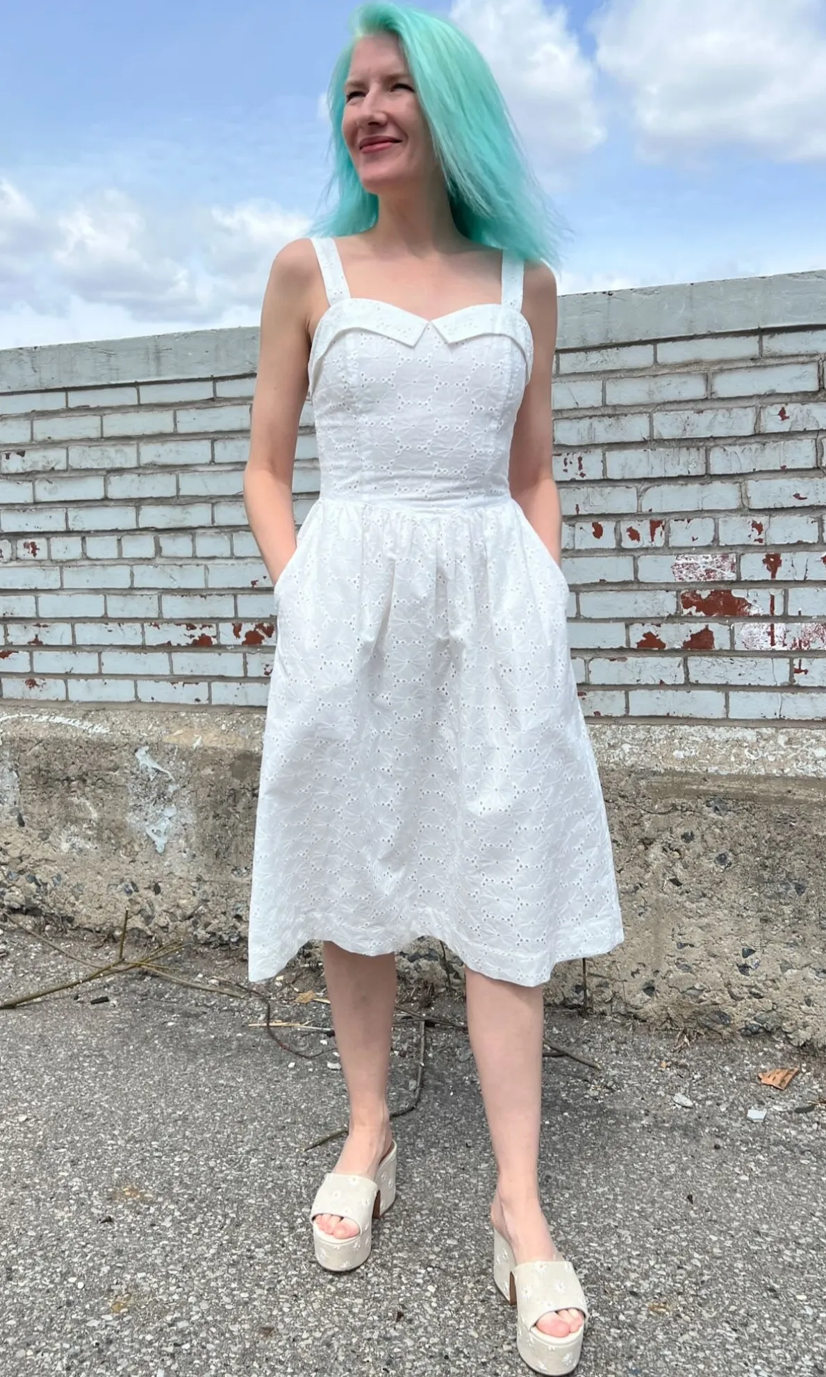 Diablotin Dress - White
