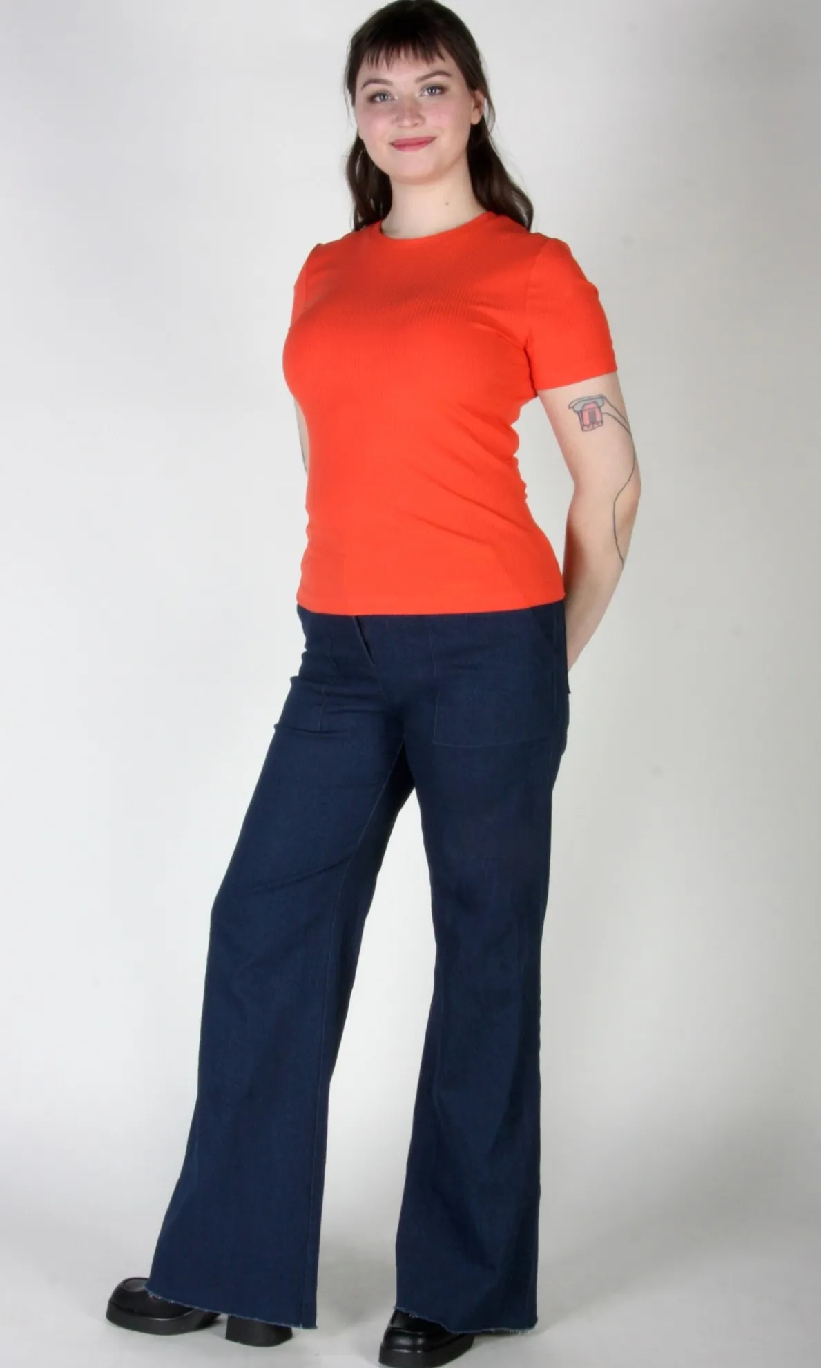Dipper Top - Orangish