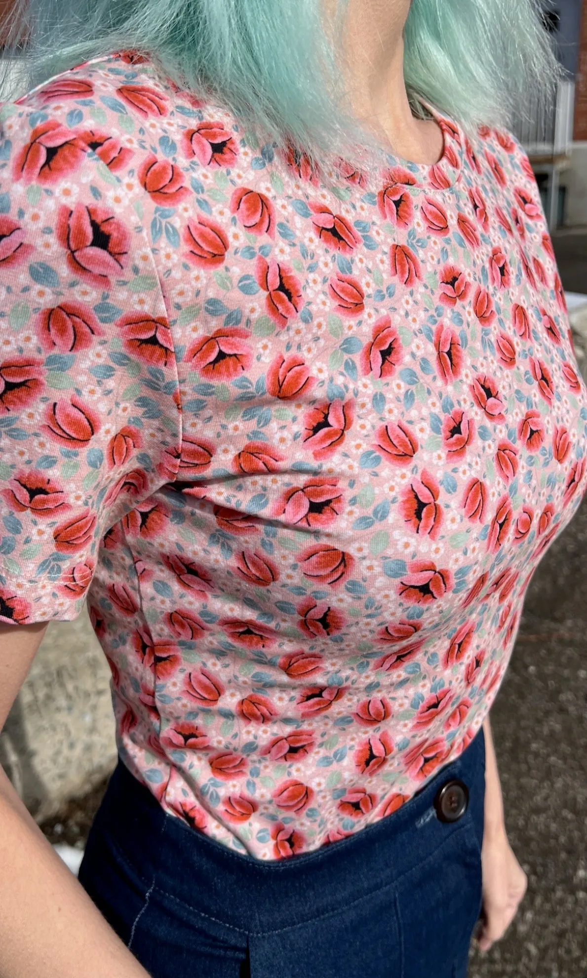 Dipper Top - Rose Puff