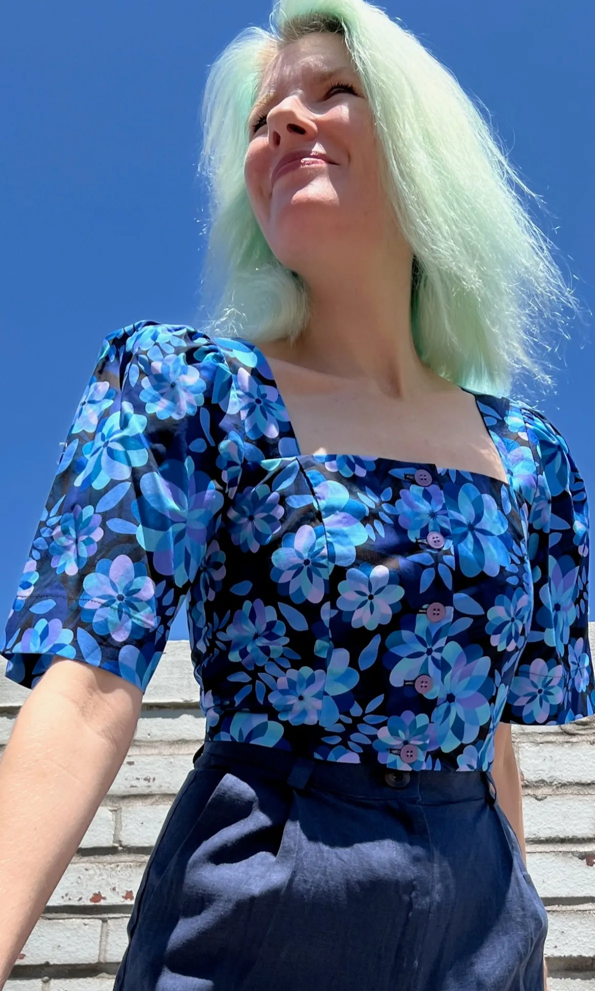 Dunk-A-Doo Top - Larkspur