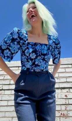 Dunk-A-Doo Top - Larkspur