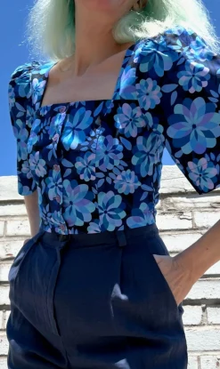 Dunk-A-Doo Top - Larkspur