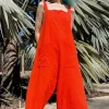 Dusky Greygone Jumpsuit - Blood Orange
