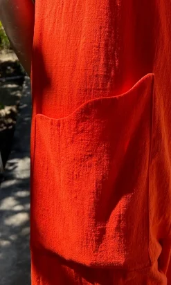 Dusky Greygone Jumpsuit - Blood Orange