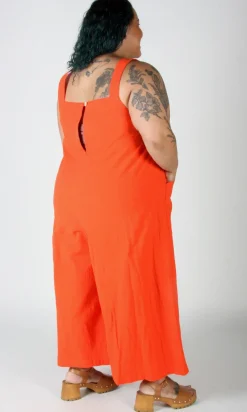 Dusky Greygone Jumpsuit - Blood Orange