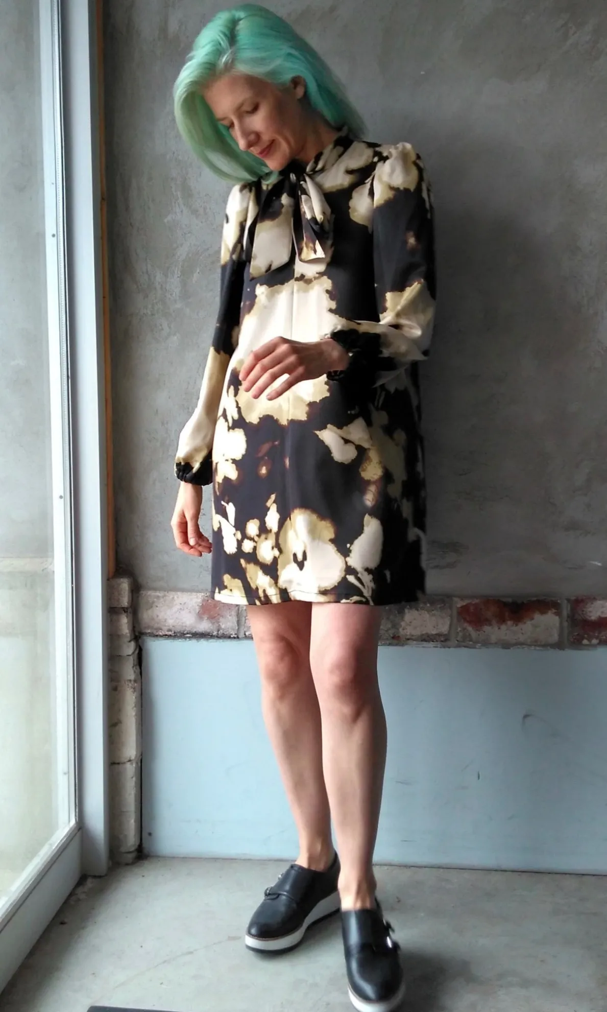 Emu Dress - Ink Clouds