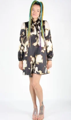 Emu Dress - Ink Clouds