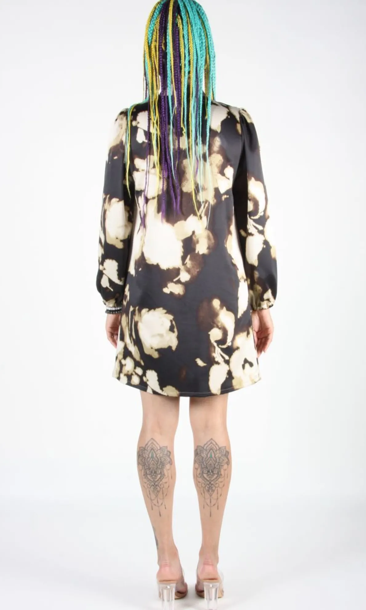 Emu Dress - Ink Clouds