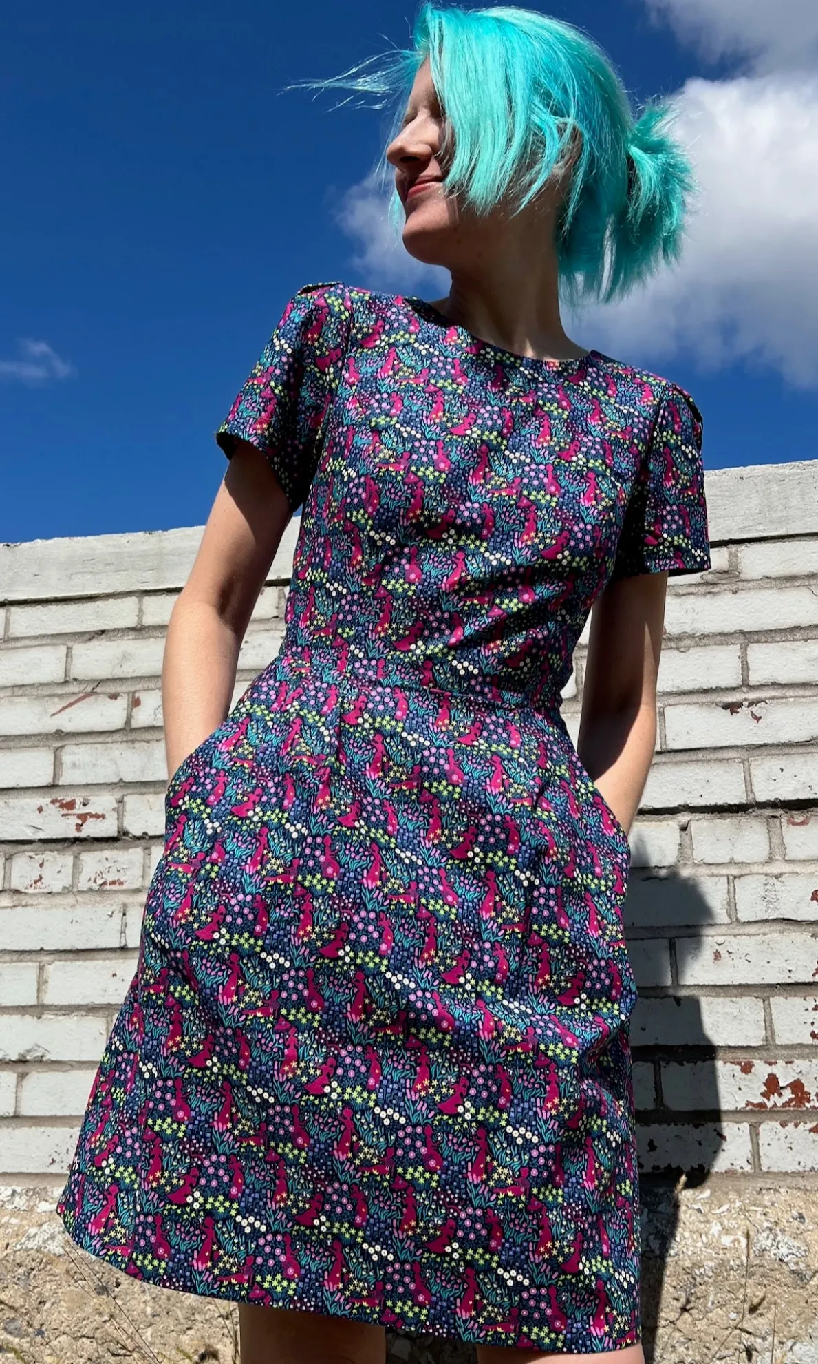 Engoulevent Dress - Girl on a Swing