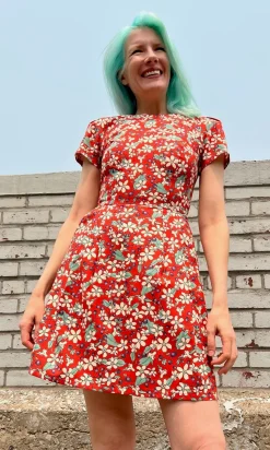 Engoulevent Dress - Wild Currant