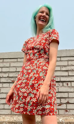 Engoulevent Dress - Wild Currant
