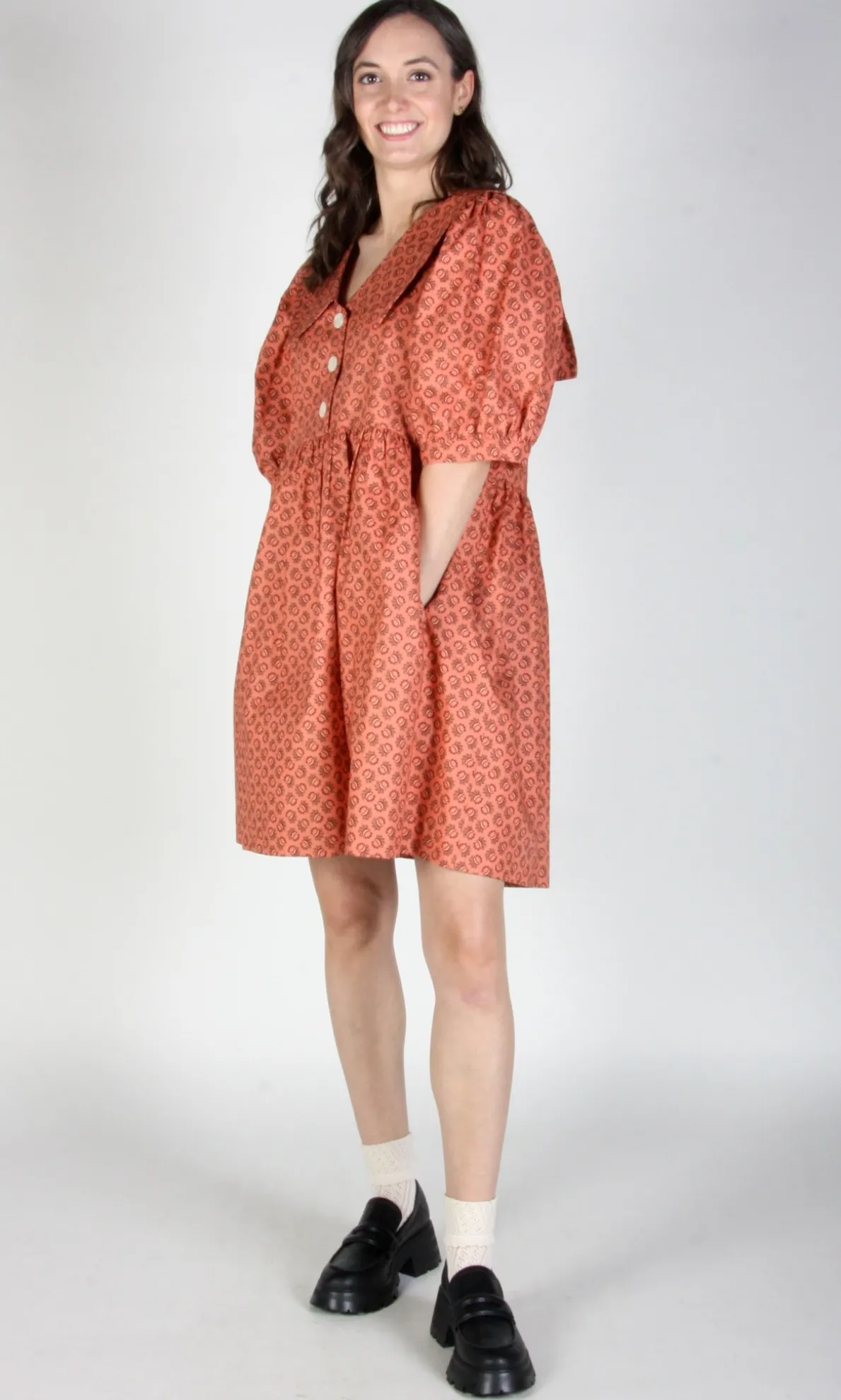 Fieldfare Dress - Berry Sheaf