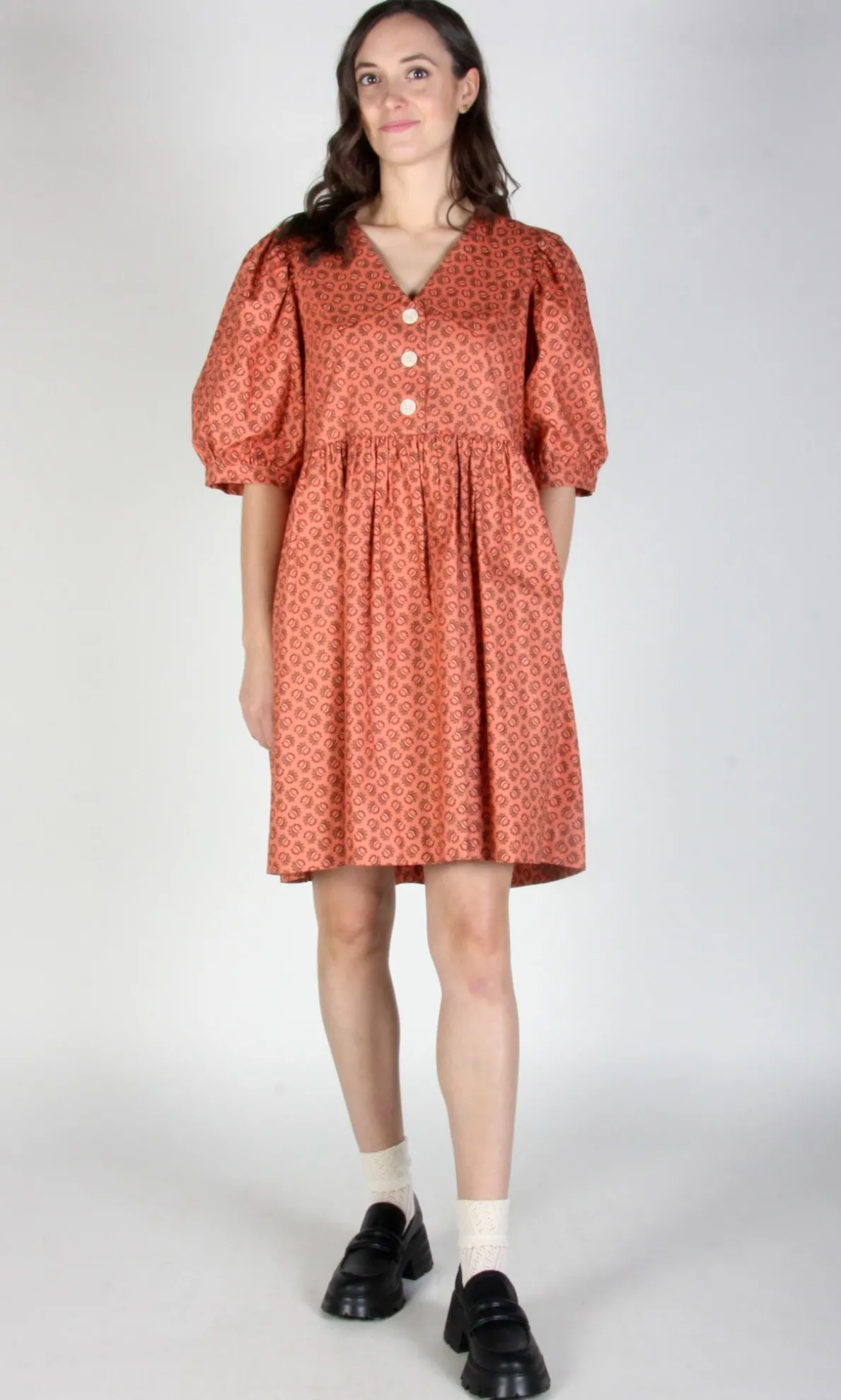 Fieldfare Dress - Berry Sheaf