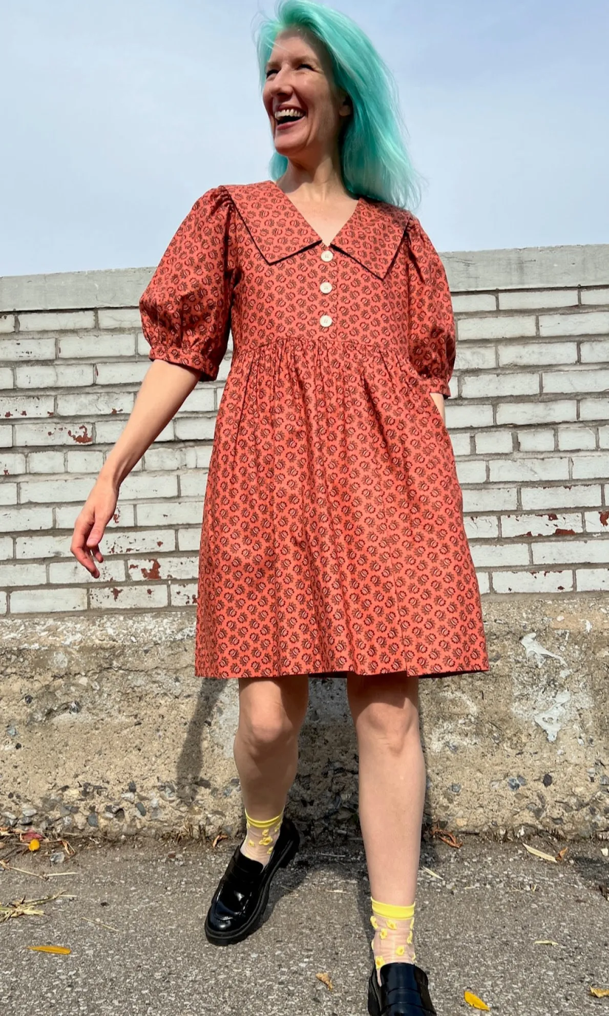 Fieldfare Dress - Berry Sheaf
