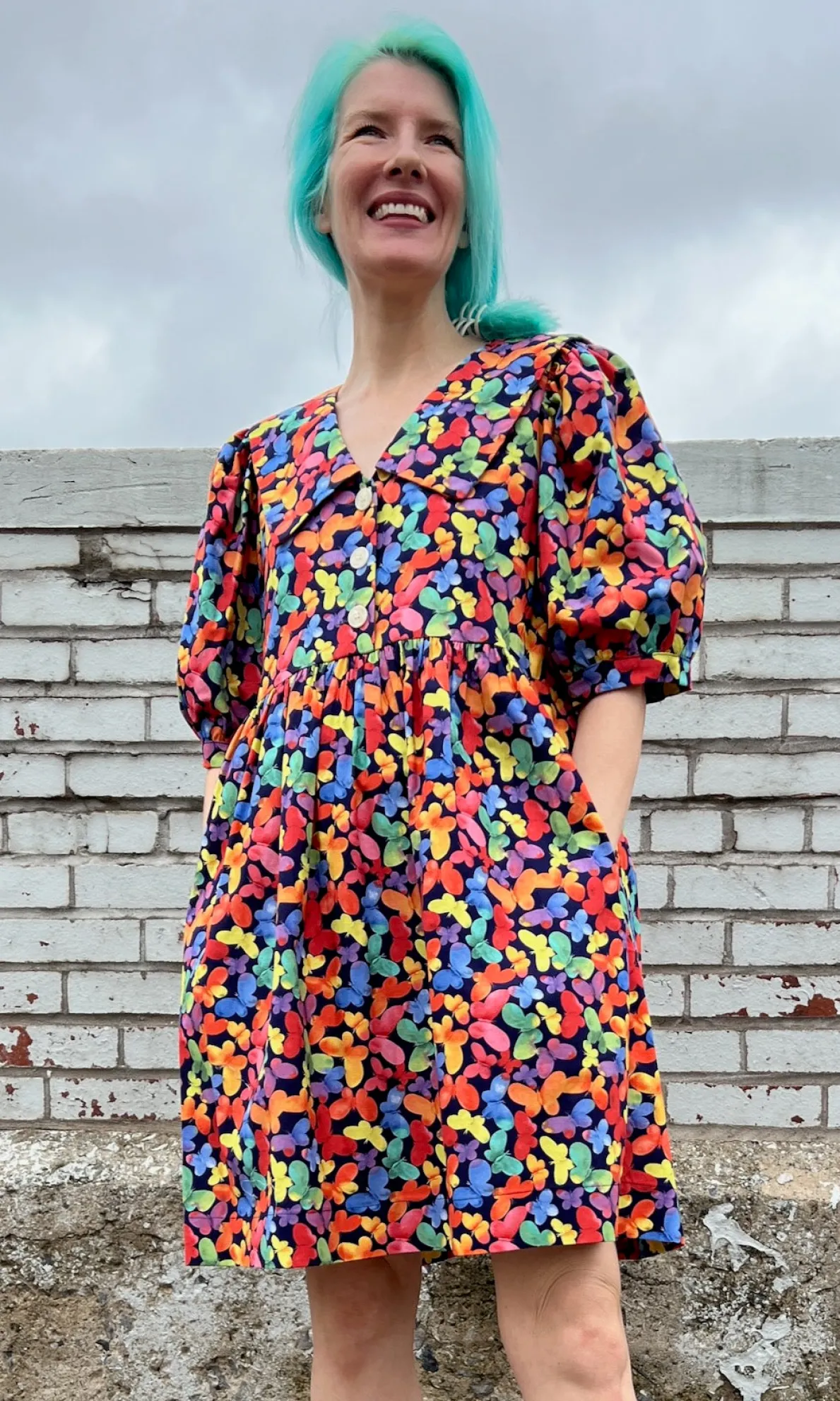 Fieldfare Dress - Lepidoptera