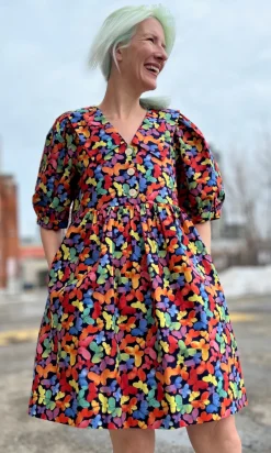 Fieldfare Dress - Lepidoptera