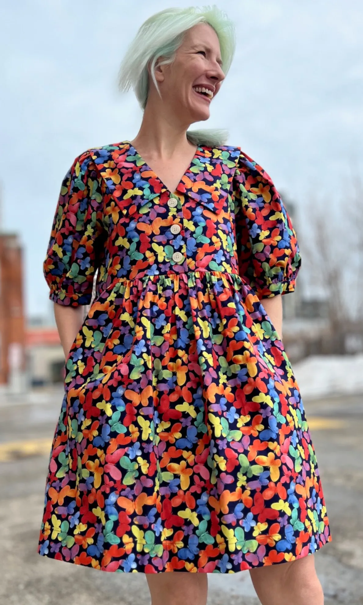 Fieldfare Dress - Lepidoptera
