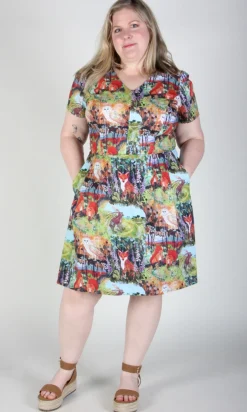 Fruit Dove Dress - Hedgerow
