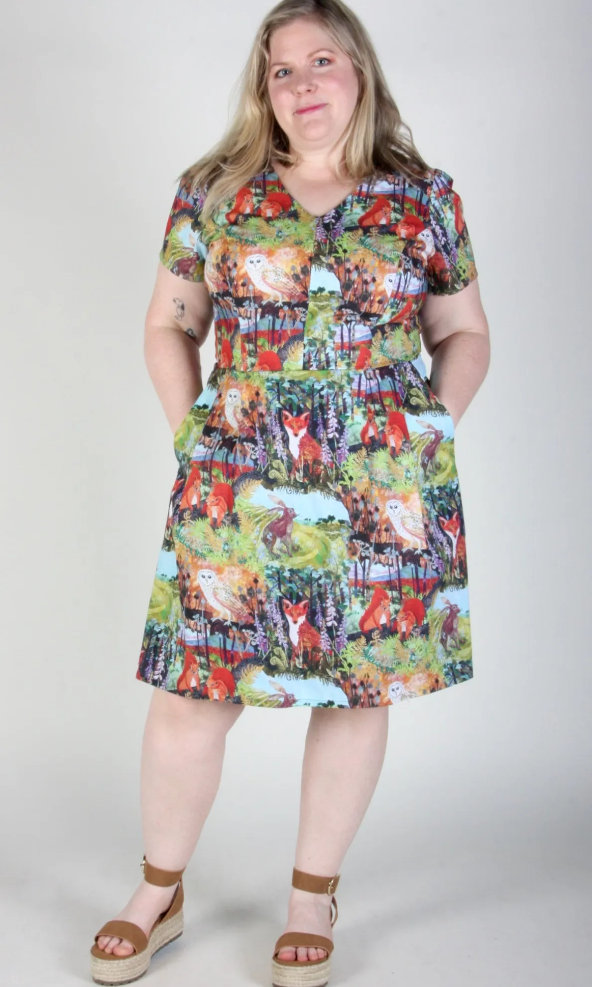 Fruit Dove Dress - Hedgerow