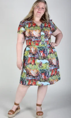 Fruit Dove Dress - Hedgerow