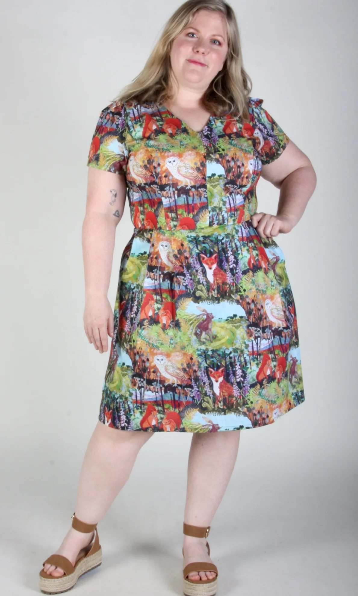 Fruit Dove Dress - Hedgerow