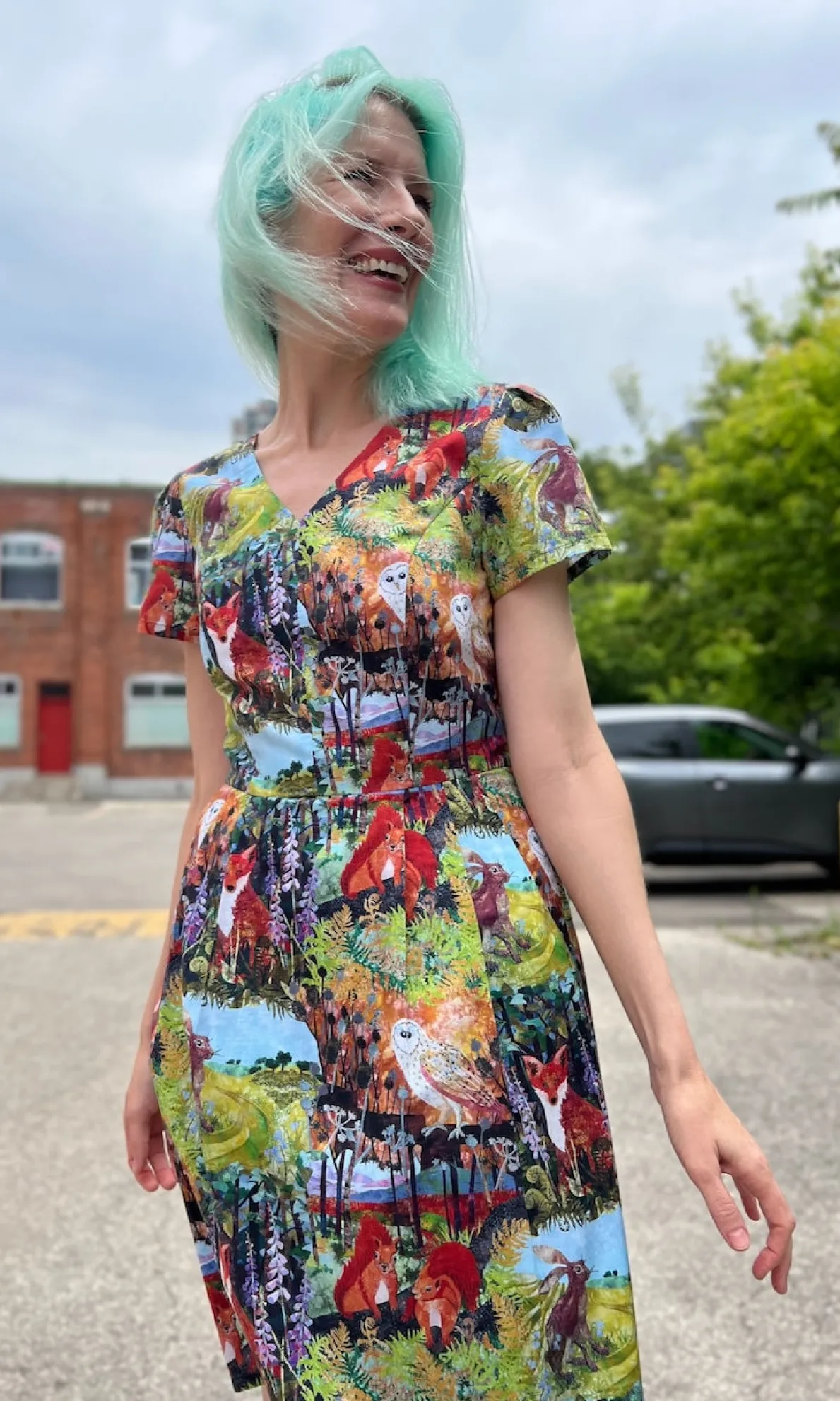 Fruit Dove Dress - Hedgerow