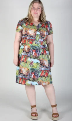 Fruit Dove Dress - Hedgerow