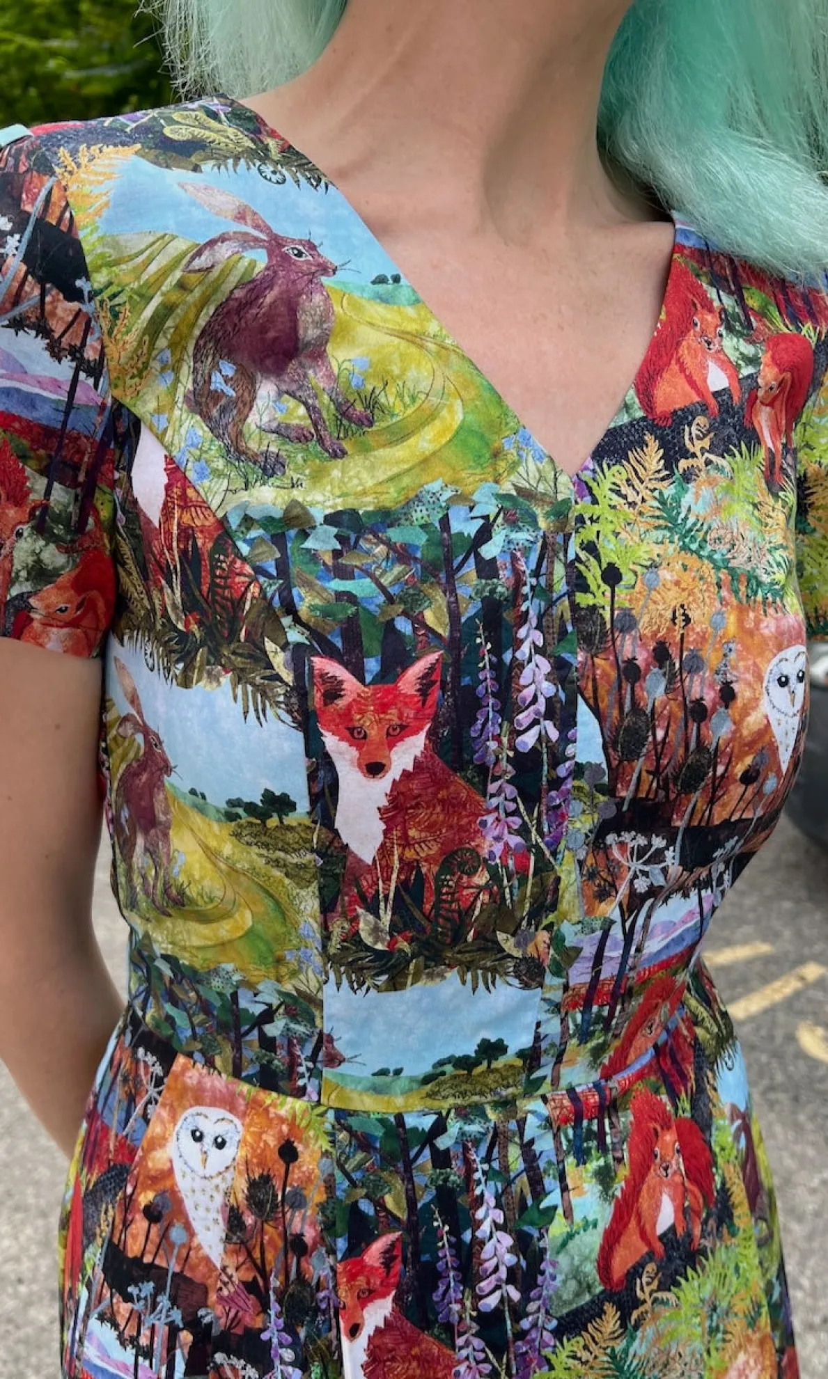 Fruit Dove Dress - Hedgerow