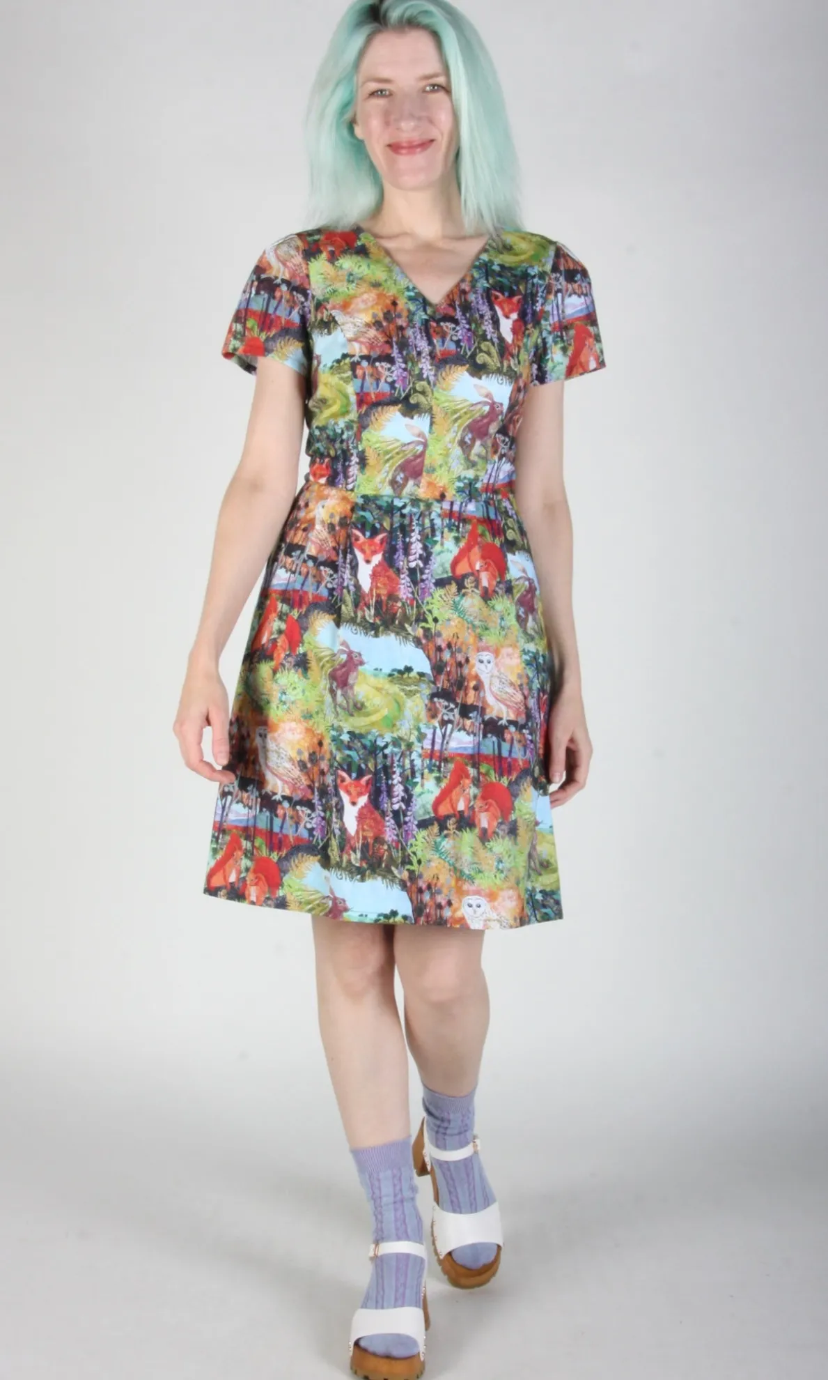 Fruit Dove Dress - Hedgerow