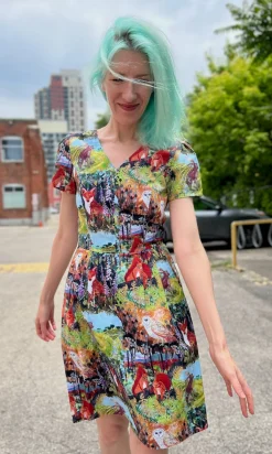 Fruit Dove Dress - Hedgerow