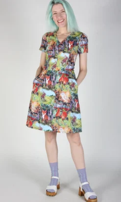 Fruit Dove Dress - Hedgerow