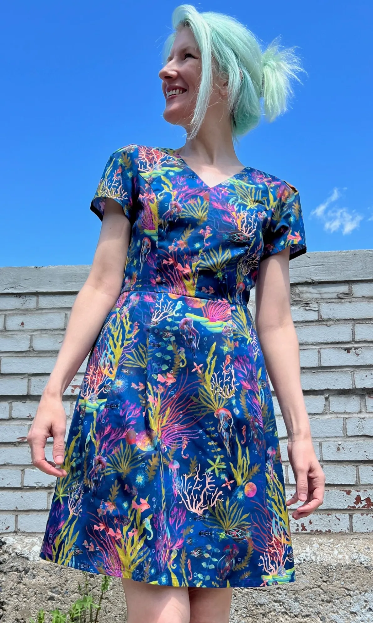 Fruit Dove Dress - Undersea Gardens