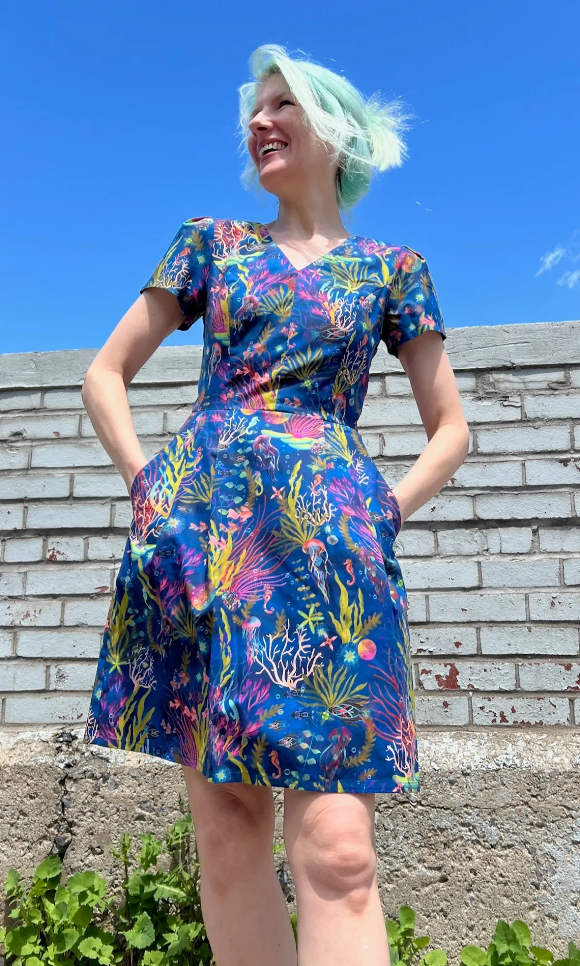 Fruit Dove Dress - Undersea Gardens
