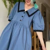 Fulvetta Dress - Cornflower