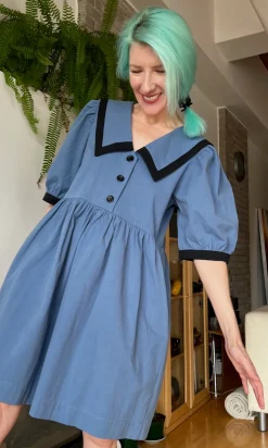 Fulvetta Dress - Cornflower