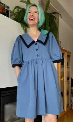 Fulvetta Dress - Cornflower
