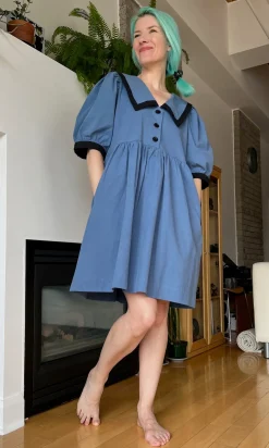 Fulvetta Dress - Cornflower