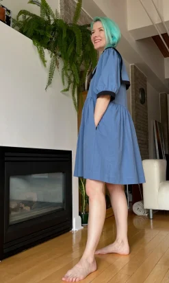 Fulvetta Dress - Cornflower