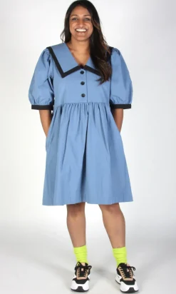 Fulvetta Dress - Cornflower