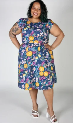 Gallinule Dress - Midnight Brilliance