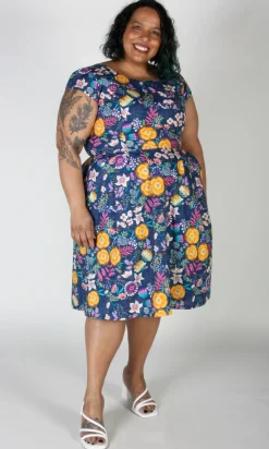 Gallinule Dress - Midnight Brilliance