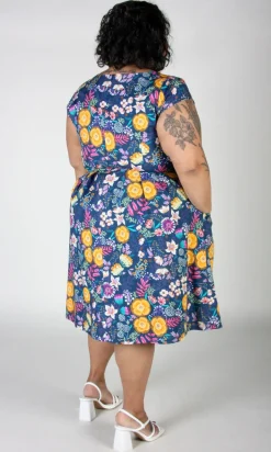 Gallinule Dress - Midnight Brilliance