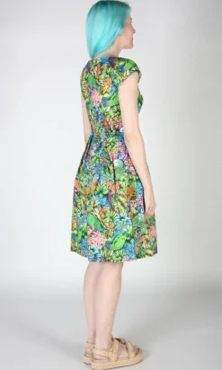 Gallinule Dress - Parrot Jungle
