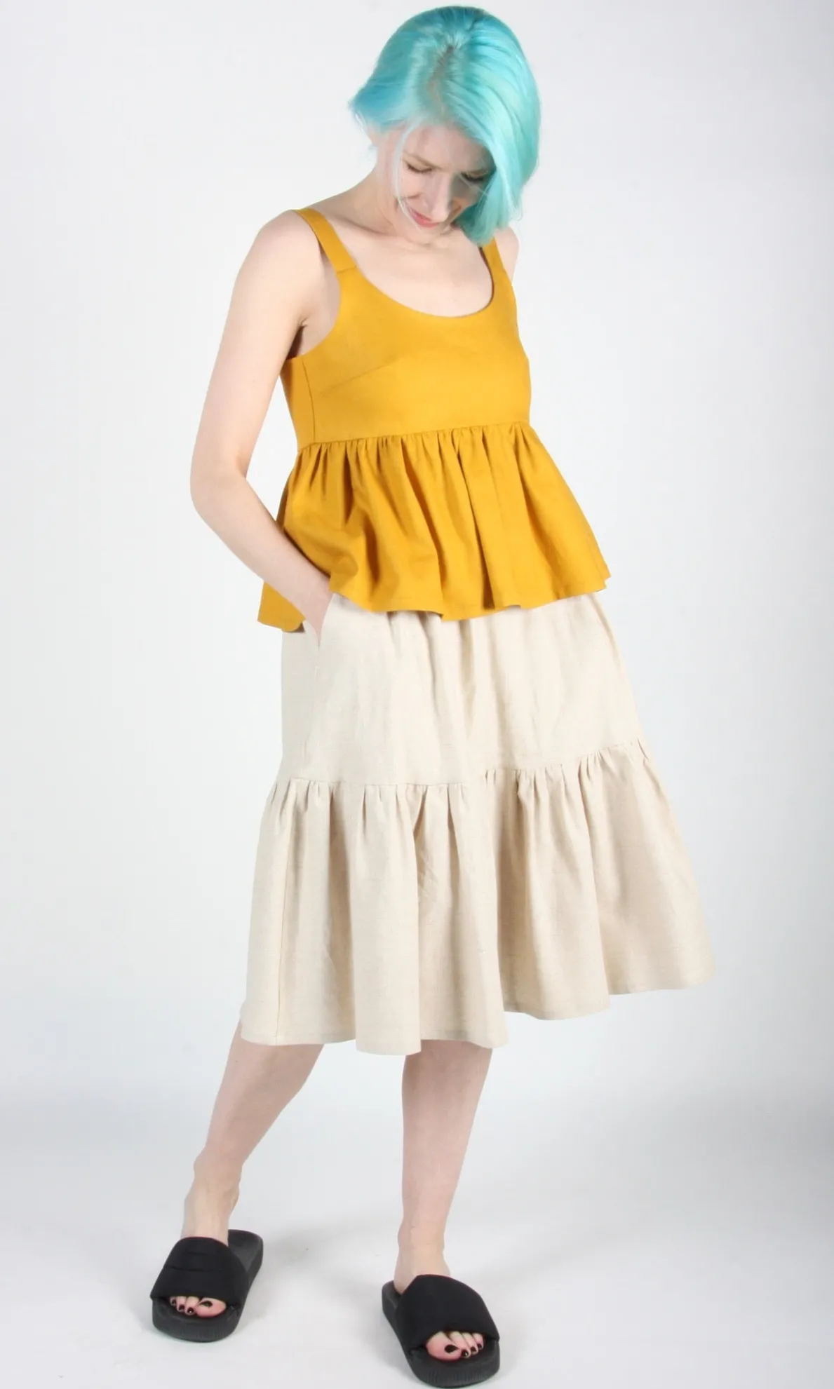Grassquit Top - Saffron