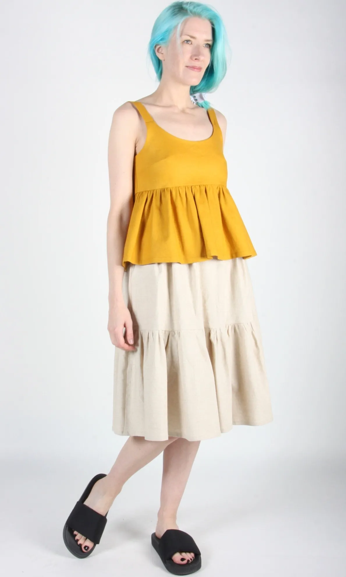 Grassquit Top - Saffron