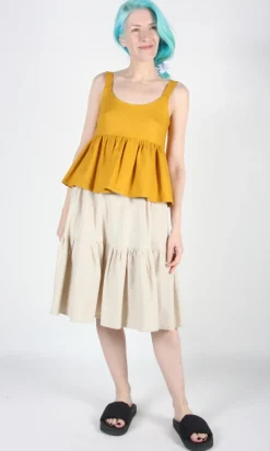 Grassquit Top - Saffron