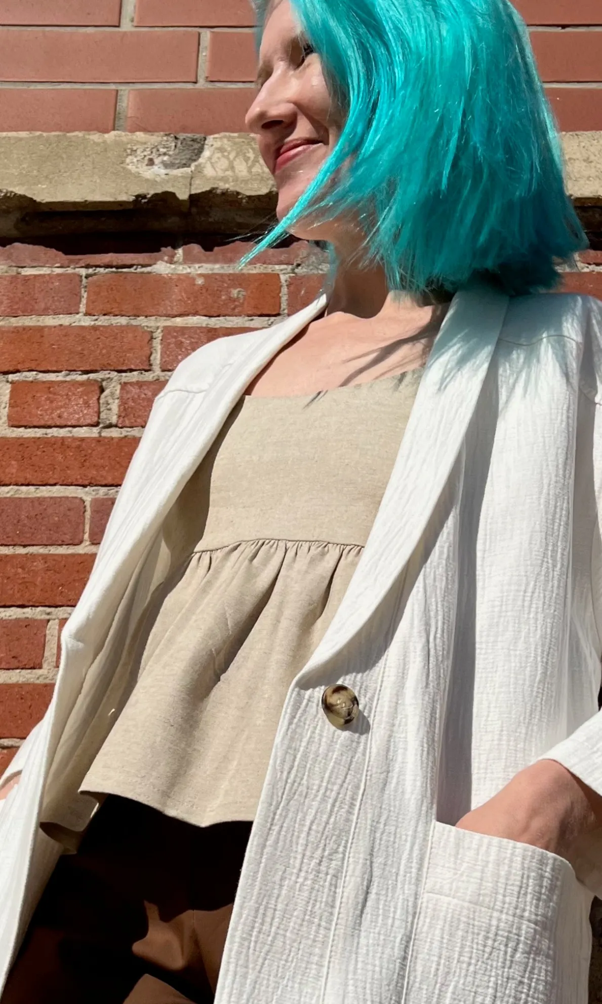Grassquit Top - Sand